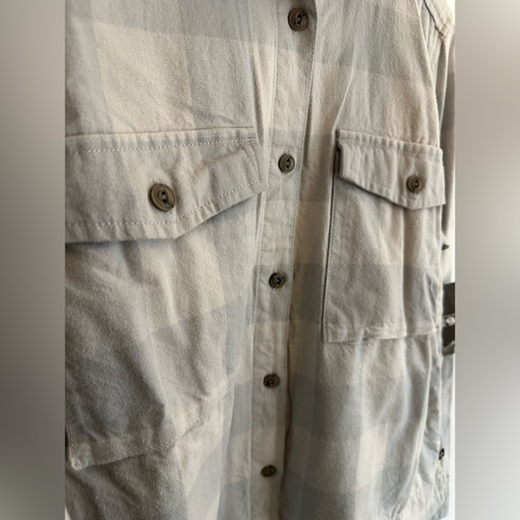 NWT Mountain Hardwear Womens XL Moiry Plaid Shirt Jacket Cotton Outdoor Camping - Picture 10 of 13